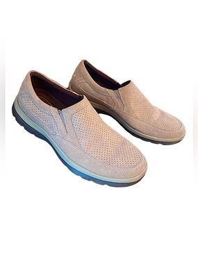 Rockport XCS Tan Suede Trutech Memory Foam SZ 8.5 Outdoor Rugged Casual Shoes